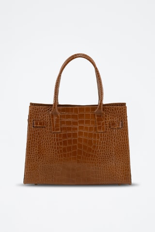 Sac à main en cuir Venosta - Marron