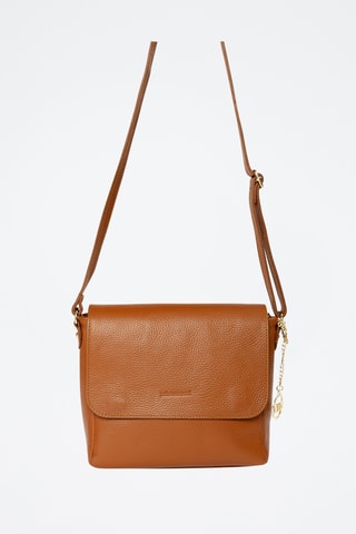 Sac bandoulière en cuir Zanzur - Marron