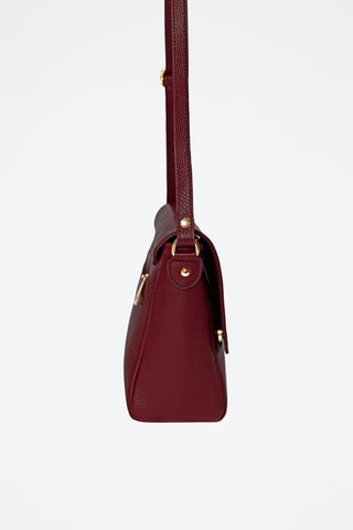 Sac bandoulière en cuir Zanzur - Rouge