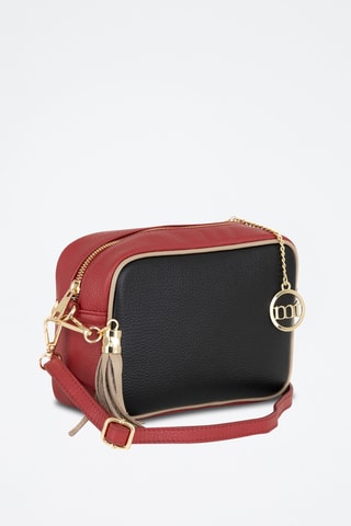 Sac bandoulière en cuir Venosta - Noir