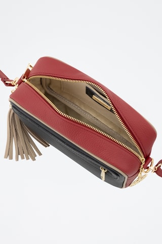 Sac bandoulière en cuir Venosta - Noir