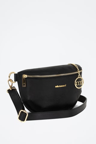 Sac banane en cuir Eginardo - Noir