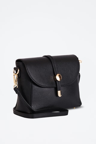 Sac bandoulière en cuir Abano - Noir