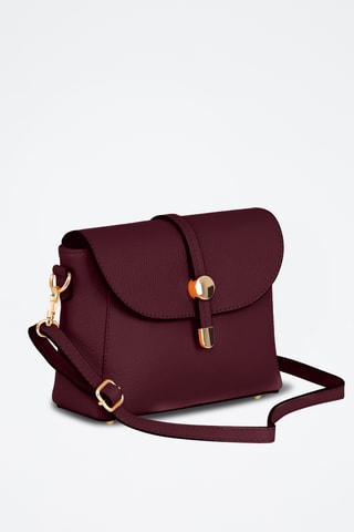 Sac bandoulière en cuir Abano - Rouge