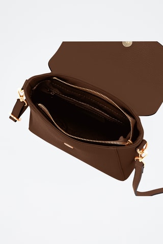 Sac bandoulière en cuir Abano - Marron