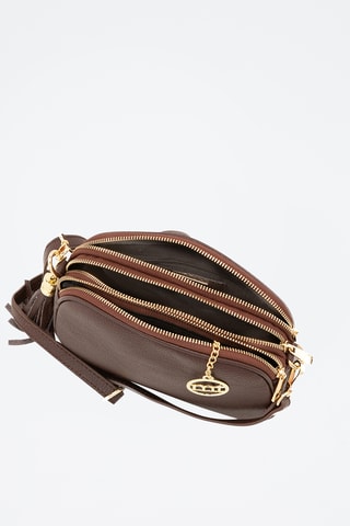 Sac bandoulière en cuir Gradisca - Marron