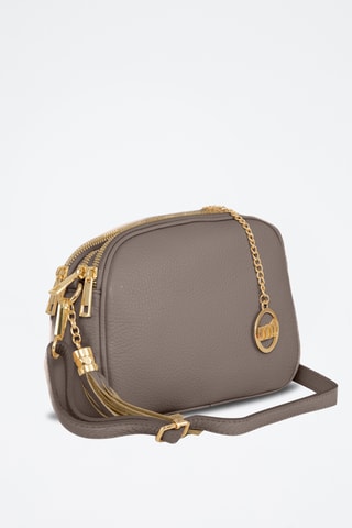 Sac bandoulière en cuir Gradisca - Gris