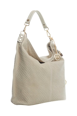 Cabas en cuir Niguarda - Beige