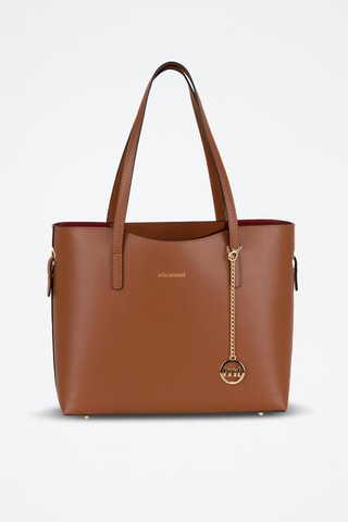 Cabas en cuir Gracchi - Marron