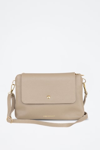 Sac bandoulière en cuir Fonzaso - Marron