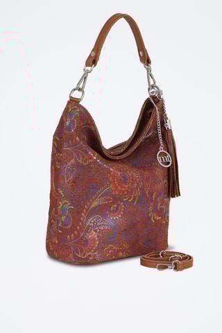 Sac à main en cuir Benaco - Marron