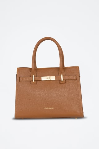 Sac à main en cuir Ventimiglia - Marron