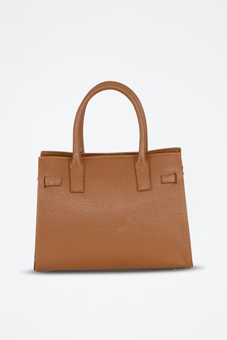 Sac à main en cuir Ventimiglia - Marron