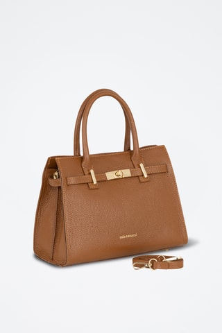 Sac à main en cuir Ventimiglia - Marron