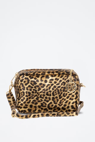 Sac bandoulière en cuir Caltanissetta - Doré