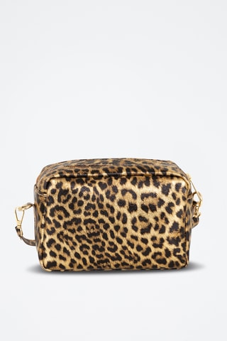 Sac bandoulière en cuir Caltanissetta - Doré