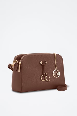 Sac bandoulière en cuir Certosa - Marron