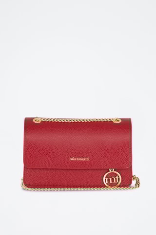 Sac bandoulière en cuir Bagarotti - Rouge