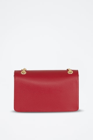 Sac bandoulière en cuir Bagarotti - Rouge