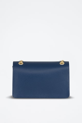 Sac bandoulière en cuir Bagarotti - Bleu