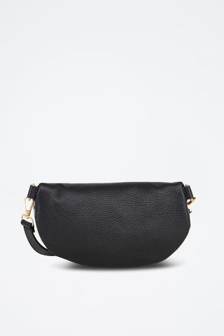 Sac bandoulière en cuir Perugino - Noir