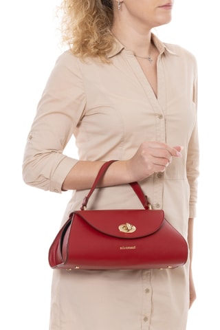 Sac à main en cuir Bardelli - Rouge