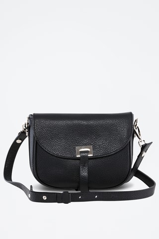 Sac bandoulière en cuir Abano - Noir