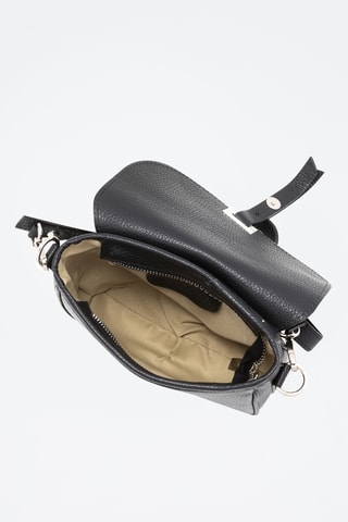 Sac bandoulière en cuir Abano - Noir