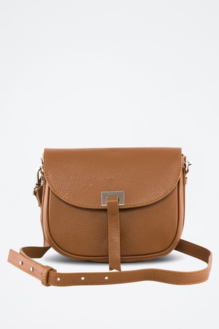 Sac bandoulière en cuir Abano - Marron