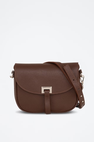 Sac bandoulière en cuir Abano - Marron