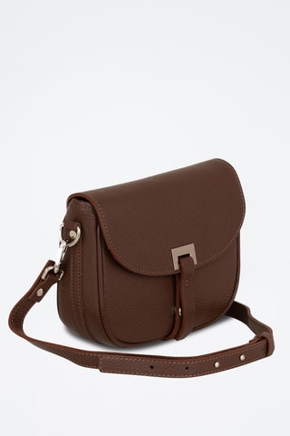 Sac bandoulière en cuir Abano - Marron