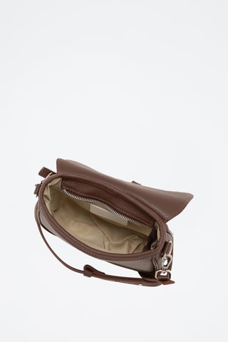 Sac bandoulière en cuir Abano - Marron