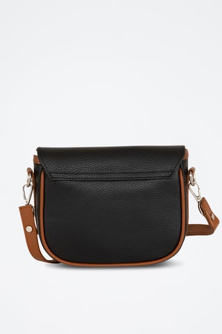 Sac bandoulière en cuir Abano - Noir