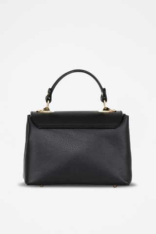 Sac à main en cuir Venosta - Noir