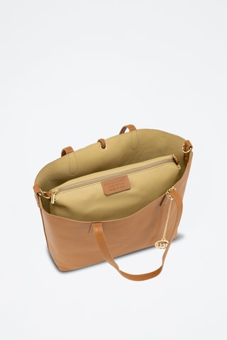 Borsa a spalla in pelle Venosta - Marrone