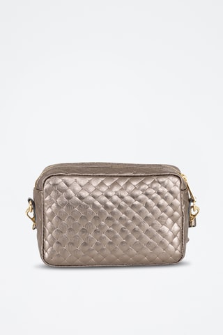 Sac bandoulière en cuir Zavattari - Gris