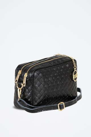 Sac bandoulière en cuir Zavattari - Noir