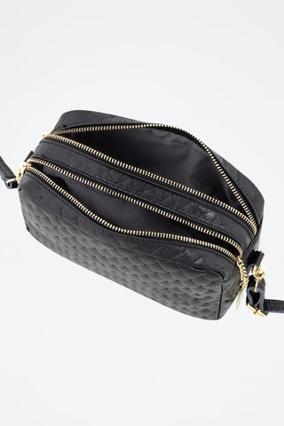 Sac bandoulière en cuir Zavattari - Noir