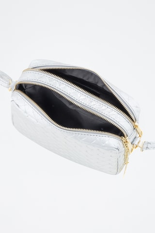 Sac bandoulière en cuir Zavattari - Argenté