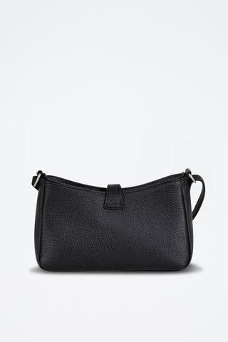 Sac bandoulière en cuir Cuneo - Noir