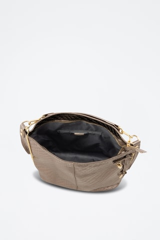 Sac porté épaule en cuir Venosta - Beige