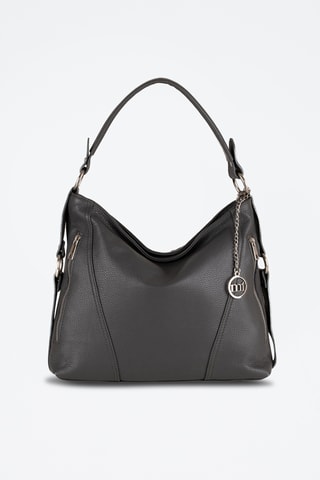 Sac porté épaule en cuir Castello - Vert