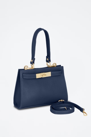 Sac à main en cuir Abano - Bleu