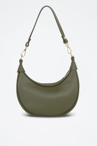 Sac porté épaule en cuir Carabelli - Vert