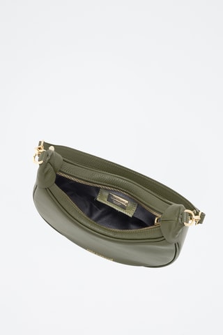 Sac porté épaule en cuir Carabelli - Vert