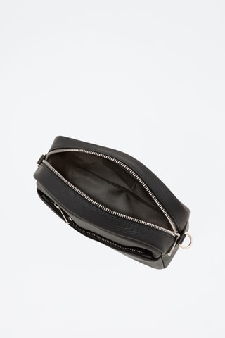 Sac bandoulière en cuir Cascina - Noir