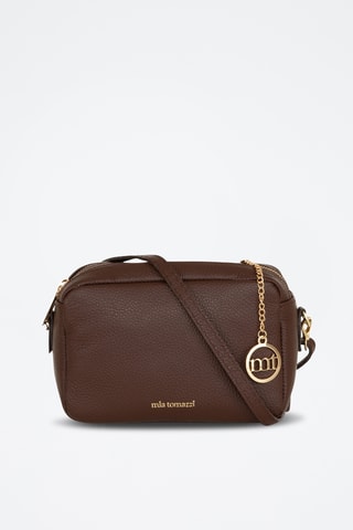 Sac bandoulière en cuir Astolfo - Marron