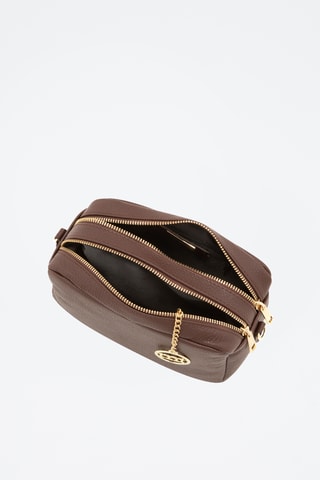 Sac bandoulière en cuir Astolfo - Marron