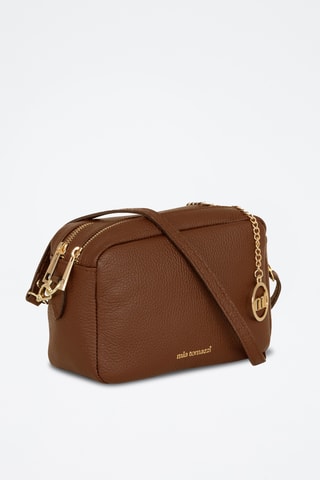 Sac bandoulière en cuir Astolfo - Marron