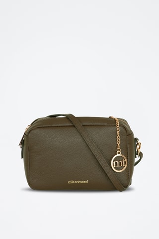 Sac bandoulière en cuir Astolfo - Vert